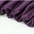 thumbnail image 4 of Chezmoi Collection 6-Piece Dark Purple Sheet Set Queen - Extra Soft Breathable Brushed Microfiber Bed Sheets with 15" Deep Pocket & 4 Pillowcases, 4 of 5