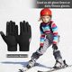 thumbnail image 2 of S Guantes de invierno para niños y niñas, cálidos, suaves, con pantalla táctil, antideslizantes, 2 of 5