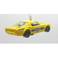 thumbnail image 2 of Christmas Ornament for 1965 Ford Mustang 2+2 Fastback Yellow Black Stripes, 2 of 3