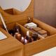 thumbnail image 3 of Tocador Vanity Con Espejo Bertolini Deseo Mesa de Maquillaje Color Cinamomo Off White, 3 of 6