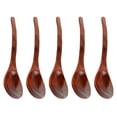 thumbnail image 1 of Cucharas de madera para la cocina del hogar, utensilios de madera dura resistentes y pulidos suavemente, fácil de limpiar y de aplicación versátil, diseño estéticamente agradable, multifuncionales, 1 of 6
