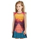 thumbnail image 1 of Fotbe Neon Sunset Cyberpunk Cityscape Vestido de Dormir para Niñas de 3 a 10 Años, Mangas Cortas, Estilo Princesa, Pijama Camisón con Mangas Voladas-Small, 1 of 6