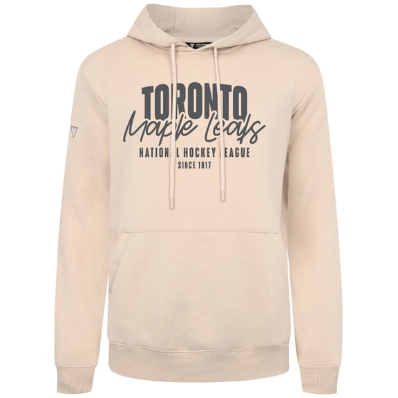 Men's Levelwear  Khaki Toronto Maple Leafs Podium Response Pullover Hoodie