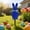 Blue, variant on Flocked Easter Bunny Garden Stake, PVC Outdoor Decor for Yard, Spring Party and Holiday Landscape Decoration