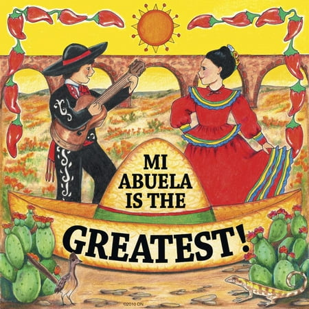 

Mexican Gifts Abuela Is Greatest Tile Magnet