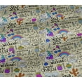 thumbnail image 5 of oneOone Cotton Jersey Light Gray Fabric Unicorn Pattern Sewing Craft Projects Fabric Prints By Yard 58 Inch Wide, 5 of 5