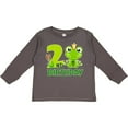 thumbnail image 3 of Inktastic 2nd Birthday Prince Frog Boys Long Sleeve Toddler T-Shirt, 3 of 5