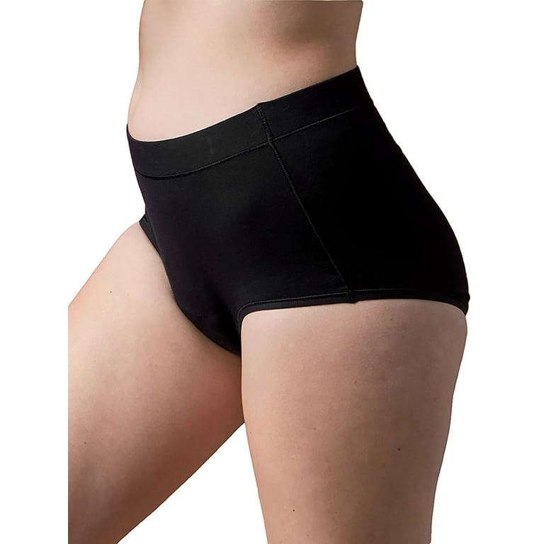 Thinx for All™ Women's Hi-Waist Period Underwear, Super Absorbency, Black