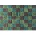 thumbnail image 1 of Ahgly Company Indoor Rectangle Checkered Light Blue Modern Area Rugs, 6' x 9', 1 of 4