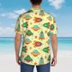 thumbnail image 4 of Fotbe Colorful Outer Space Camisa Hawaiana para Hombre Unisex – Camisa Casual de Verano con Botones de Manga Corta de Algodón y Lino,XX-Large, 4 of 7