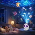 thumbnail image 6 of ShaoXinWan 24-in-1 Rotating Projection Night Light with Multiple Slides, LED Starry Ocean Projector Lamp, Kids Bedroom Decor Light for Birthday Holiday and Sleep Aid, 6 of 8