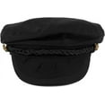 thumbnail image 3 of LAICAIW Men's Summer Cotton Greek Fisherman Sailor Fiddler Driver Hat Flat Cap, 3 of 4
