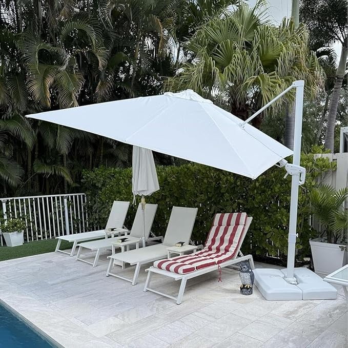 double level patio umbrella Double Top Patio Umbrellas