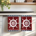 thumbnail image 7 of US Flag Kitchen Towels Set of 3, Independence Day Star Stripe Nautical Rudder Absorbent Dish Towels for Kitchen, Microfiber Hand Towel, Quick Drying Tea Towel for Cleaning Decorative Dishcloths, 7 of 7
