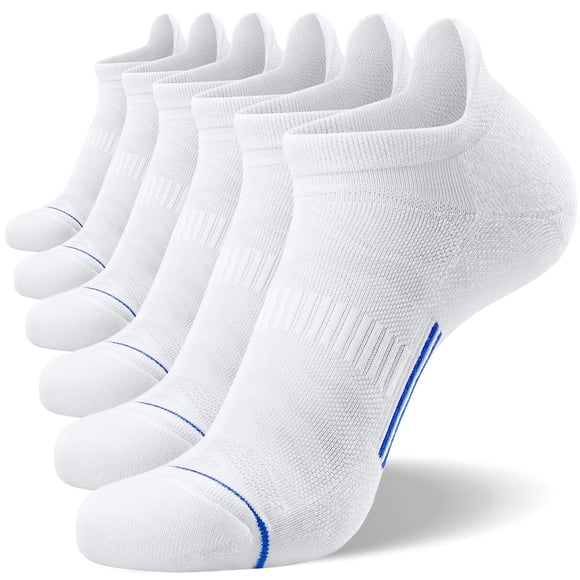 Calcetines FITRELL Paquete de 6 para Hombre, Corte Bajo, Acolchonados para Correr
