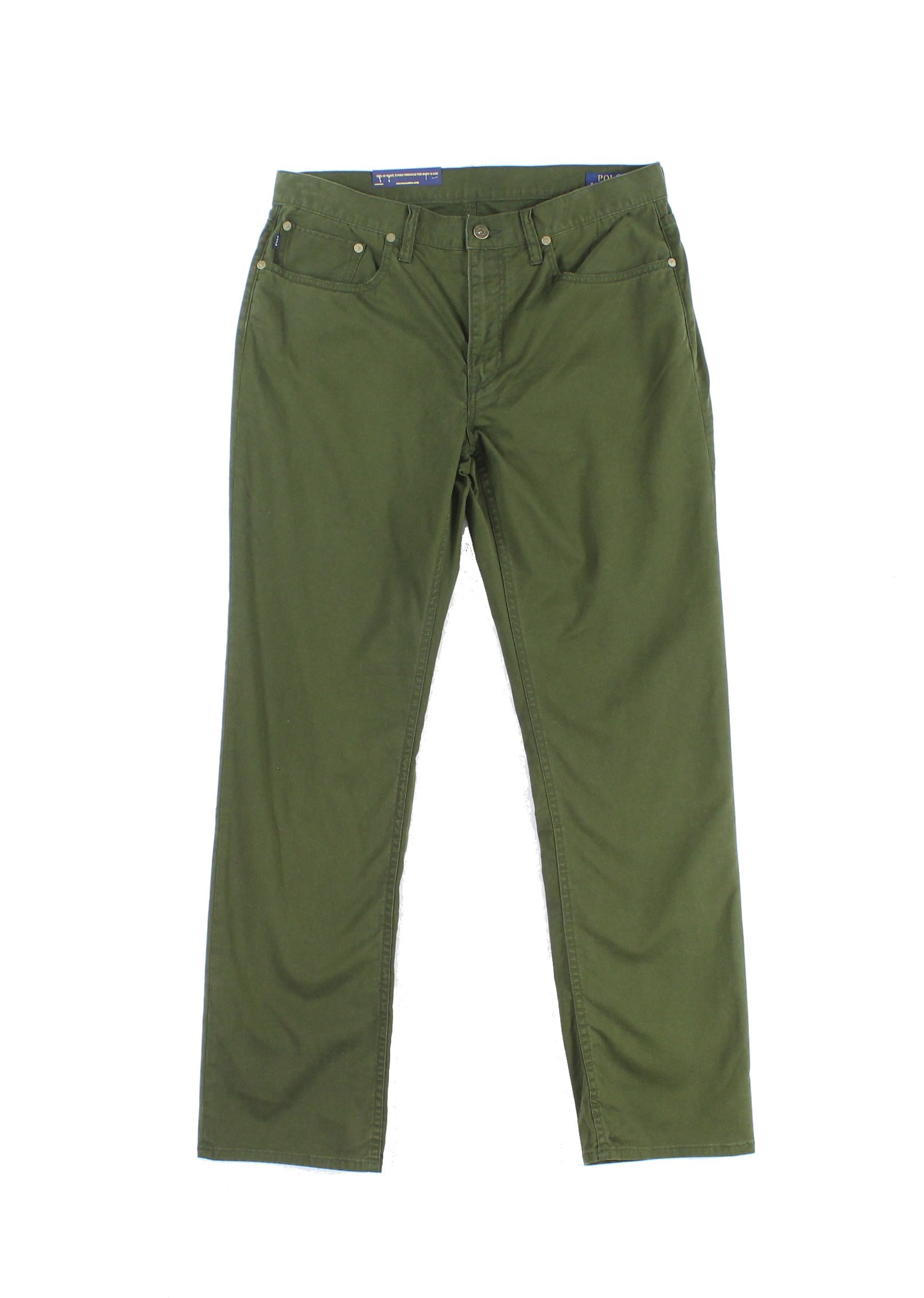 Polo Ralph Lauren NEW Green Mens Size 33x30 Straight-Fit Pants Stretch ...