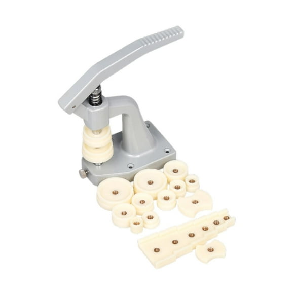 Juego de herramientas de prensa para cerrar cajas de relojes, accesorios ligeros con troqueles, Kit de reparación de relojes para principiantes, adult