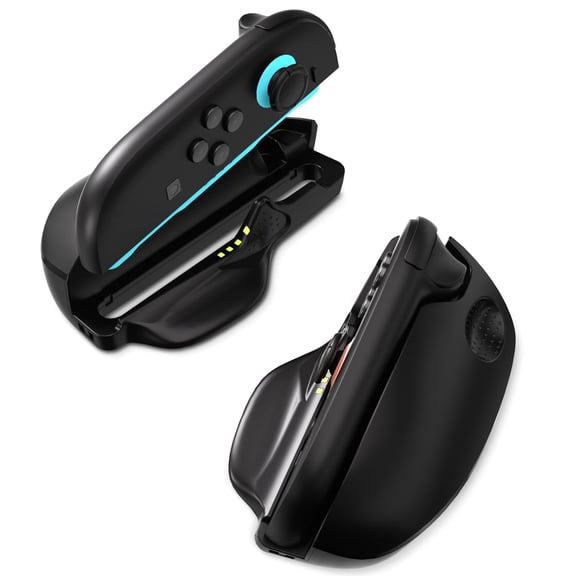 Mouse Grip for Nintendo Switch 2 Joy Cons, [2 Pack] Ergonomic Gamer Grip Holder Switch 2 Joy Con Accessories (2025), Black