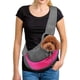 thumbnail image 1 of Bolsa de transporte para perros y gatos, bandolera para perros y gatos, bandolera para mascotas, color rojo, 1 of 4