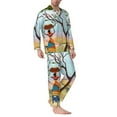 thumbnail image 3 of Bingfone Men'S Pajama Set 2 Piece Loungewear Pjs, Long Sleeve With Pajama Pants-African Women In Mountain Landscape, 3 of 9