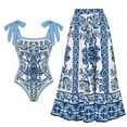 thumbnail image 1 of Traje de baño para mujer, traje de baño estampado para mujer, conjunto de mono de bikini de moda, trajes de baño para mujer, conjuntos de bikini para mujer, trajes de baño de bikini para mujer, 1 of 4