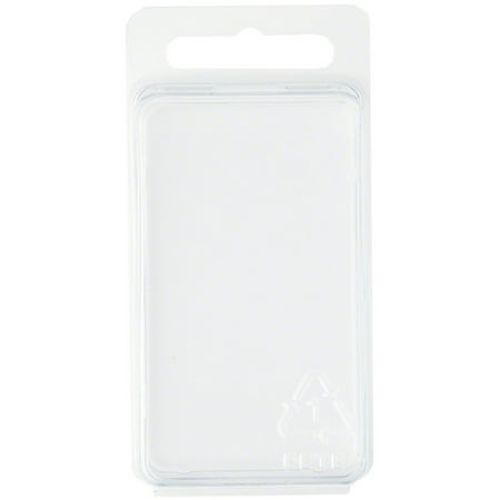 Collecting Warehouse Clear Plastic Clamshell Package / Storage Container, 2.81" H x 1.63" W x 0.75" D, Pack of 25