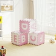 thumbnail image 3 of Infans 26 PCS 12.5" x 12.5" Interlocking ABC Play Mats w/Detachable Letters for Kids, 3 of 7
