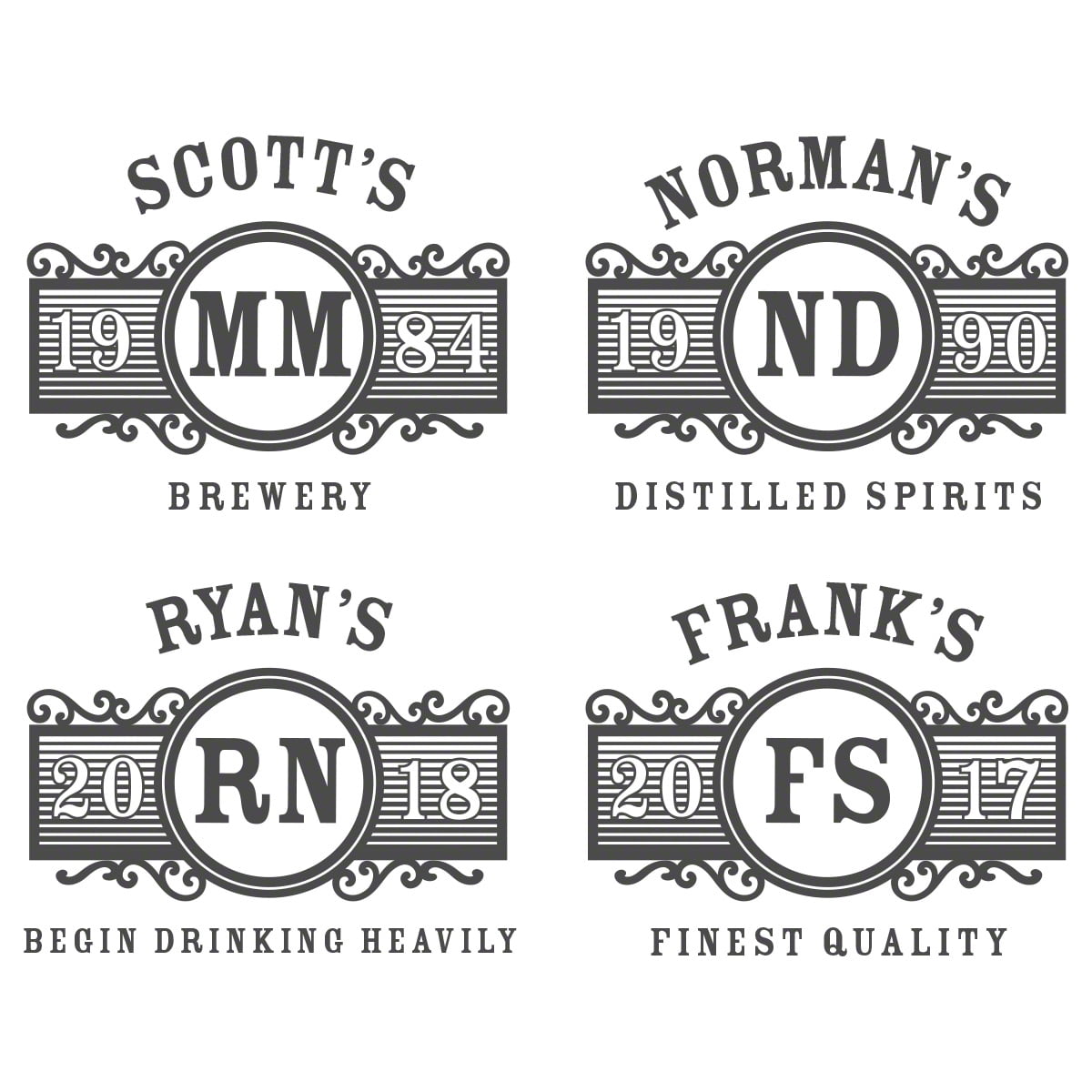 Marquee Personalized Carson Decanter Set with Eastham Glasses