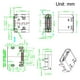 thumbnail image 4 of Conector USB PCB Tipo-C 3.1 hembra de 16 pines, socket de carga rápida, 5 piezas, 4 of 4