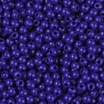 thumbnail image 3 of 500gs Opaque Acrylic Beads Round Dark Blue 4x3.5mm Hole: 1.6mm about 18000pcs/500g, 3 of 4
