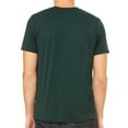 thumbnail image 2 of Canvas Mens Triblend Crew Neck Plain Short Sleeve T-Shirt, 2 of 4