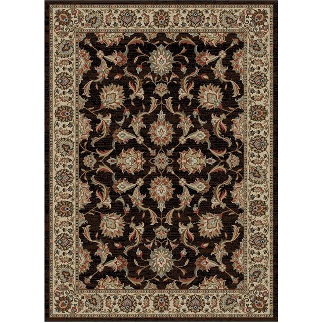 Mayberry Rug HT9963 8X10 Tapis d'Ambassadeur de Ville Natale 7 Pi. 10 Po. x 9 Pi. 10 Po., Ébène