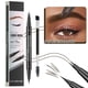 thumbnail image 1 of Lápiz de cejas resistente al agua 2 en 1 con aplicador de precisión de 4 puntas y gel transparente para cejas, trazos naturales similares al cabello, maquillaje de larga duración a prueba de manchas, 1 of 1