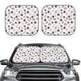 thumbnail image 2 of Vsdgher Cute Dinosaur Print Car Windshield Sun Shade, Reflective Sunshade Window Sunshade Sun Visor Protector Fit for Cars,Trucks,SUVs-Large, 2 of 6