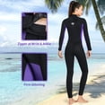 thumbnail image 7 of Men Women Wetsuit 3mm Neoprene Full Diving Suits Long Sleeve Thermal Sun Protection Stretch Wetsuits for Surfing Snorkeling Canoeing, 7 of 7