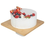 Hamptons Collection Serving Stand in Porcelain and Bamboo 8 inches 1 count box