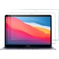 thumbnail image 1 of 2 Pack Tempered Glass Screen Protector for 13 Inch MacBook Air M1 Chip/MacBook Pro 13 M1 M2 Chip, 9H Screen Film Guard for Mac Air 13 (2020-2018)/ Mac Pro 13 (2022-2016), 1 of 8