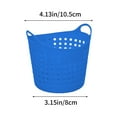 thumbnail image 4 of Small Trash Can with Lid, Mini Trash Can for Bathroom, Office and Bedroom, Small Bathroom Garbage Can with Swing Top, Compact Waste Basket for Desk, Dorm & Home, Blue - Xuniizn, 4 of 7