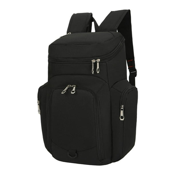 Mochila de baloncesto duradera Mochila Bolsa para computadora portátil Mochilas Bolsa de equipo de tela Oxford para yoga, viajes, natación, Negro