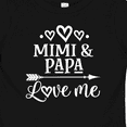 thumbnail image 4 of Inktastic Mimi and Papa Love Me Boys or Girls Baby T-Shirt, 4 of 5