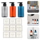 thumbnail image 5 of EeaseMX Juego de 3 botellas de presión para gel de ducha, accesorio de baño sencillo para el hogar, 5 of 8