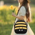 thumbnail image 3 of Jeiento Bee Kindergarten Lunch Box for Girls Bento Lunch Bag with Strap Leakproof Small Insulated Cooler Bag Reusable Thermal Meal Tote Kit for Boys Child Kids for School Potluck Travel, 3 of 6