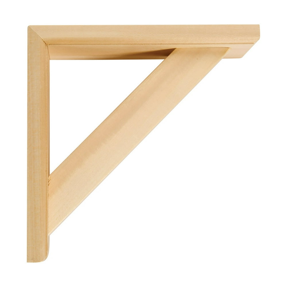 Waddell Natural Wood Shelf Support Bracket 9 in. L 5 lb.