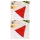 thumbnail image 1 of Matsuzay Gorro de Navidad no tejido, portátil, reutilizable, lavable, gorro de Papá Noel decorativo con temática de Navidad, disfraz para adulto Adulto 2piezas Matsuzay CBP009431, 1 of 5