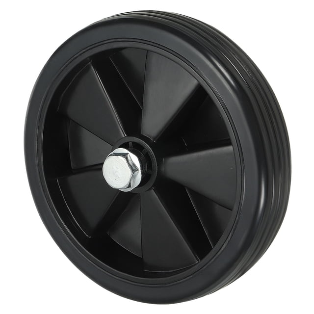 Unique Bargains 6" Universal Air Compressor Wheel with 0.5" Hole for Easy Mobility, Black