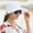 White, variant on Women Sun Hat for Outdoor UV Protection, Wide Brim Sun Hat Ponytail, Convertible Zip-Off Beach Hat Visor