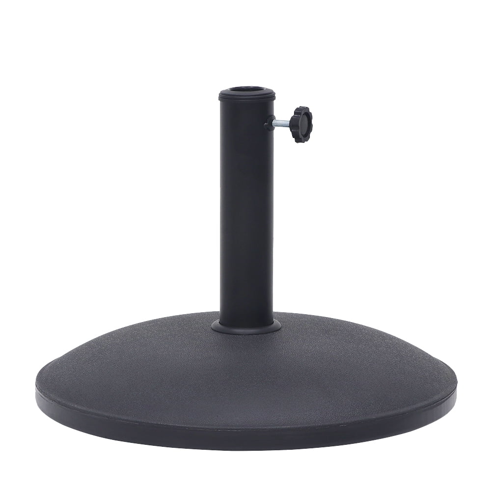 Kool 33 lbs. Patio Umbrella Base in Black, Sleek Design to Match Basic and Stylish Market Umbrellas