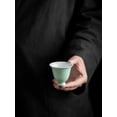 thumbnail image 7 of Tea Cup Set Handmade Female Scholar Mug Master Cup Kung Fu Tool Retro Pea Green Galze Ceramic Tea Cup Household High Foot Cup 2pc/set 50ml Teapots & Coffee Servers Travel Tea Set, 7 of 7