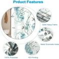 thumbnail image 4 of Summer Sea Shower Curtain for Bathroom Hotel 72x72inches Light Blue Jellyfish Shower Curtains with Hooks Waterproof Fabric Fishes Grass Coral Shower Curtain Set, 4 of 6