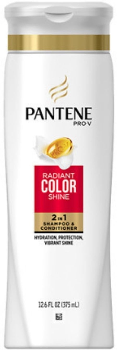 Pantene Pro-V Radiant Color Shine 2-in-1 Shampoo & Conditioner 12.6 oz (Pack of 2)